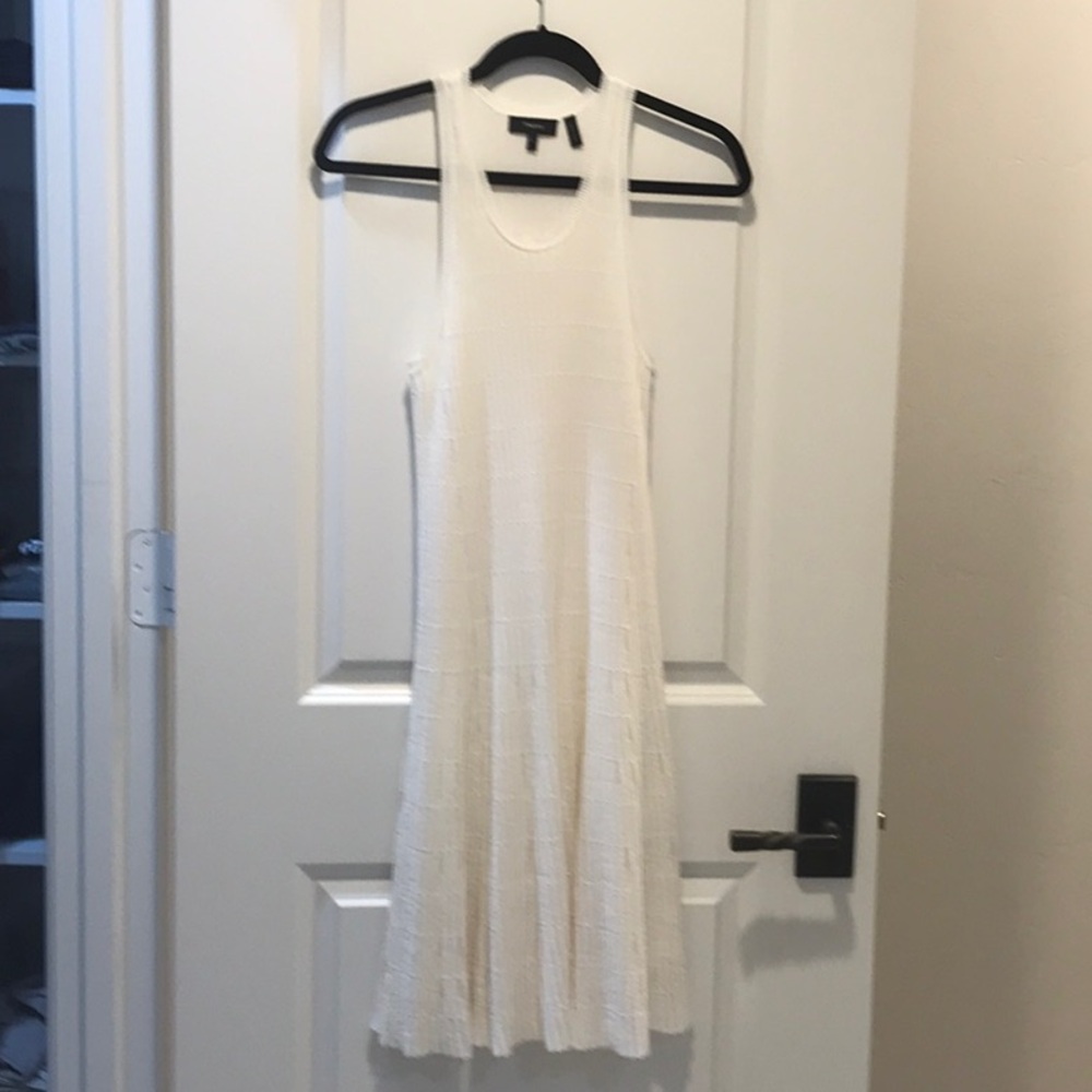 THEORY Women’s WHITE Ottoman Dress-Size SMALL